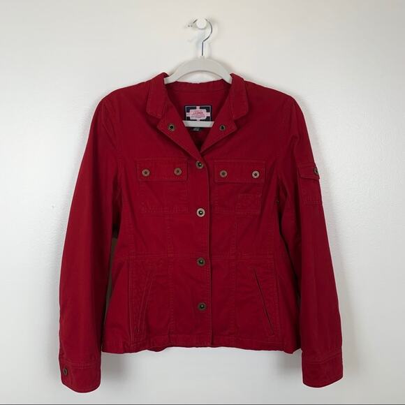 Ralph Lauren Red Utility Jacket - Picture 3 of 6
